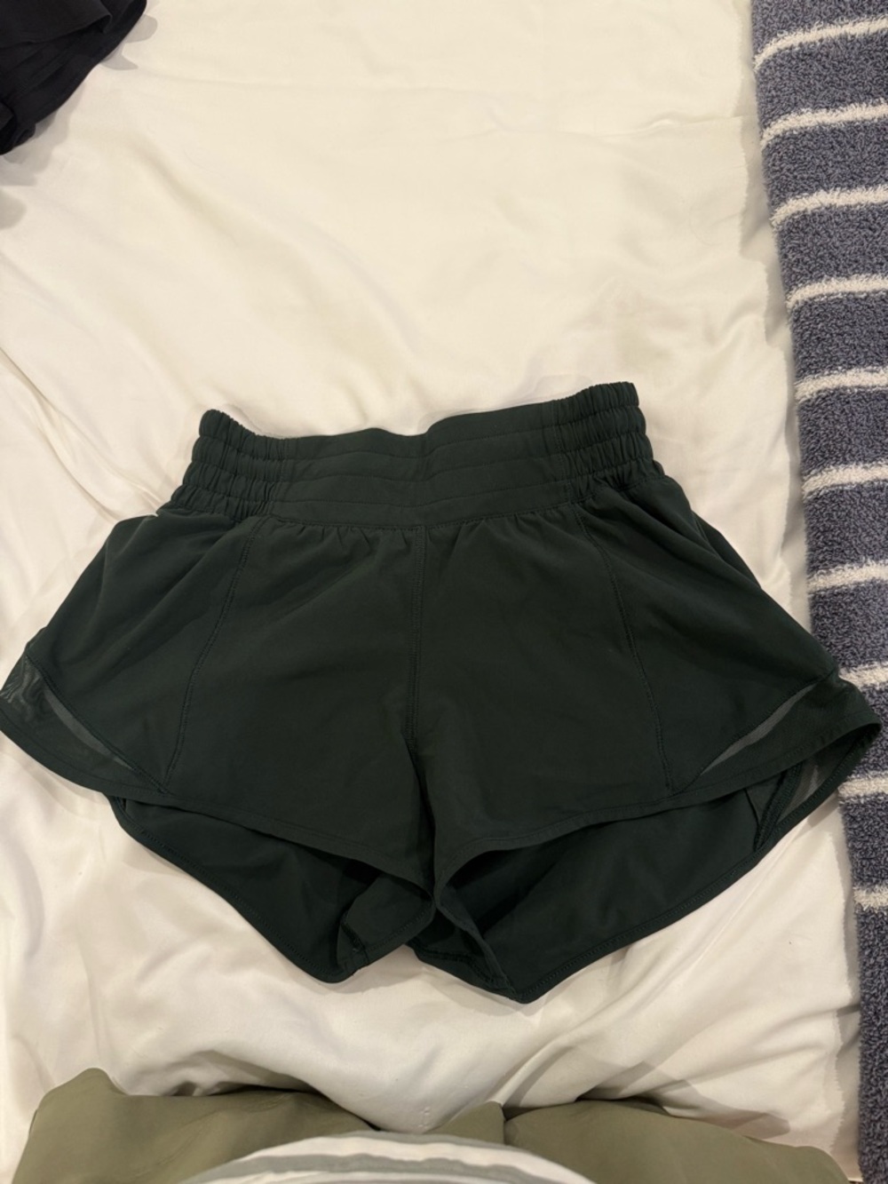 Lululemon Women's High-Waist Black Athletic Shorts